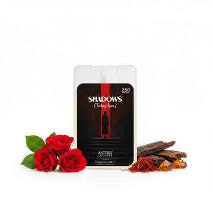 Shadows Turkey Rose pocket perfume for women, 20ml