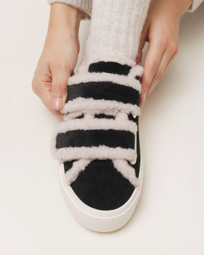 Shearling Low Velcro