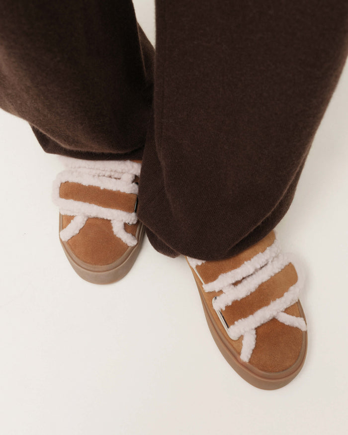 Shearling Low Velcro