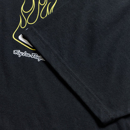 Short Sleeve Tee Flame2 Black
