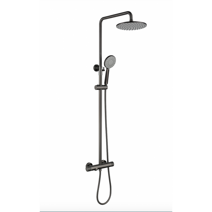 Shower Mixer Combination Round - Iron Grey
