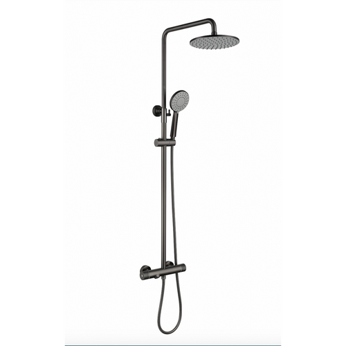 Shower Mixer Combination Round - Iron Grey