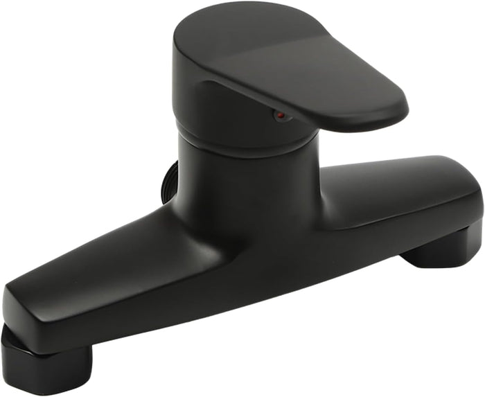 Shower Mixer Combination Round Black