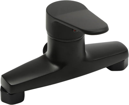 Shower Mixer Combination Round Black