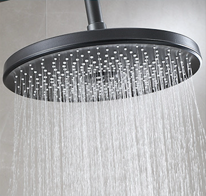 Shower Mixer Combination Round Gun Metal