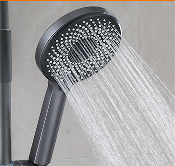 Shower Mixer Combination Round Gun Metal