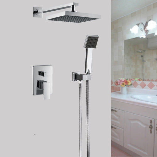 Shower Mixer Combination Square Set