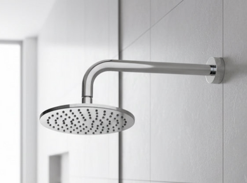 Shower Rose - Wall Mount Arm Round