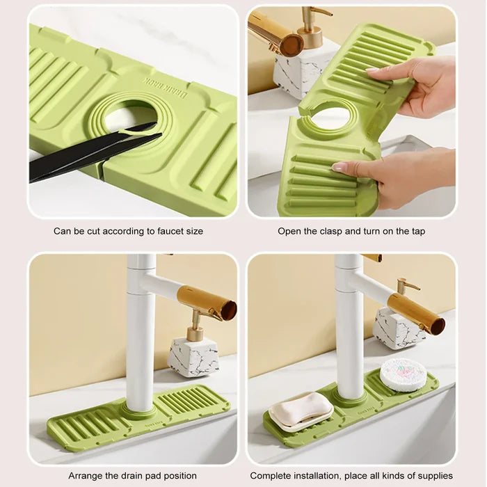 Silicone Faucet Drain Pad | Kitchen Accessories