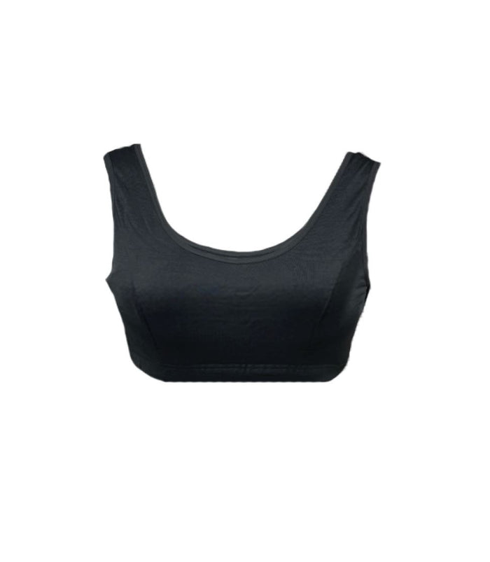 100% natural Silkspun FlexiBra in Black