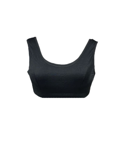 100% natural Silkspun FlexiBra in Black