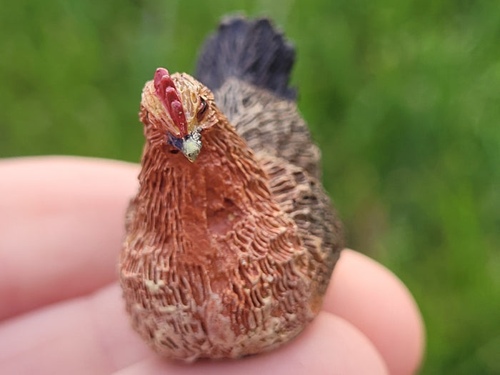 Sitting Hen - Made of Resin