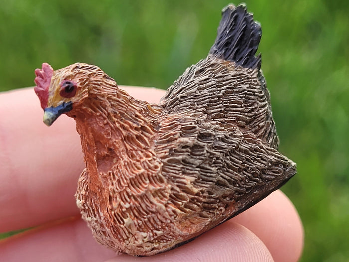 Sitting Hen - Made of Resin
