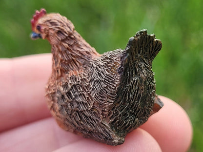 Sitting Hen - Made of Resin