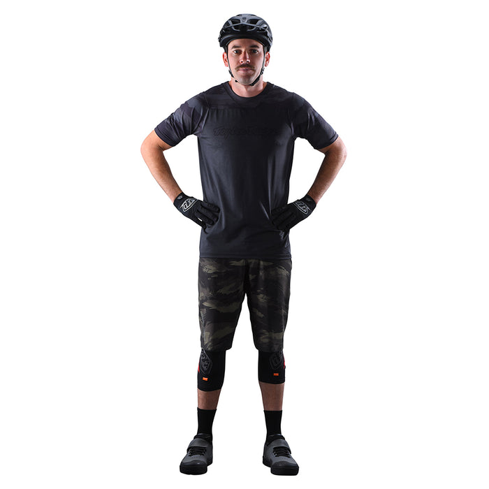 Skyline SS Jersey Signature Camo Heather Black / Black