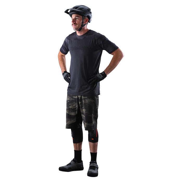 Skyline SS Jersey Signature Camo Heather Black / Black