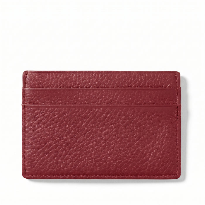 Slim Card Case Garnet Red