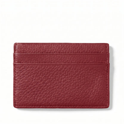 Slim Card Case Garnet Red