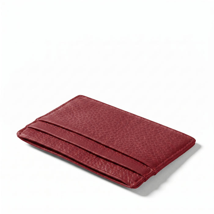 Slim Card Case Garnet Red