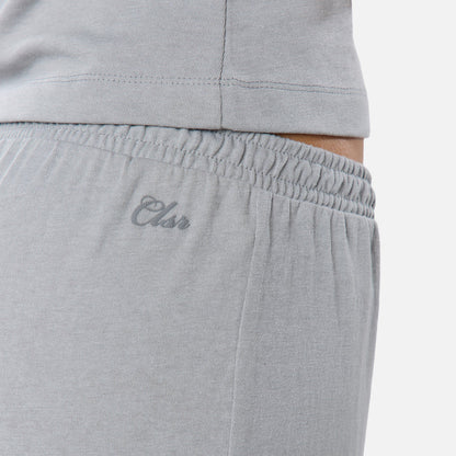 Slub Knit Pant | Grey