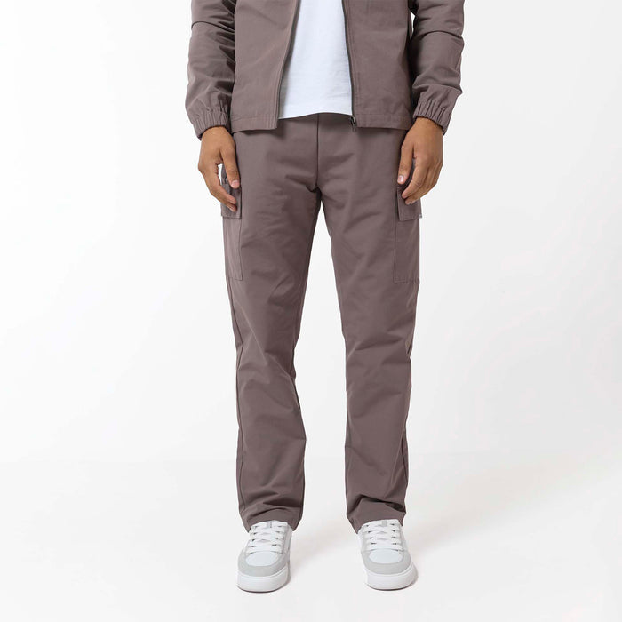 Smart Open Hem Utility Trouser | Brown