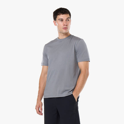 Smart Pima Cotton T-Shirt | Mid Grey