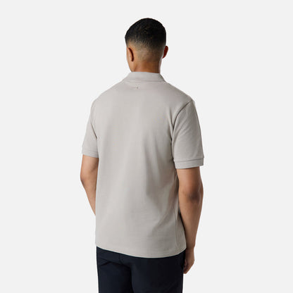 Smart Pique Open Collar Polo | Stone