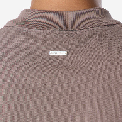 Smart Pique Open Collar Polo | Warm Brown
