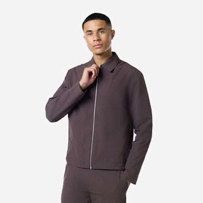 Smart Tech Zip Jacket | Dark Brown