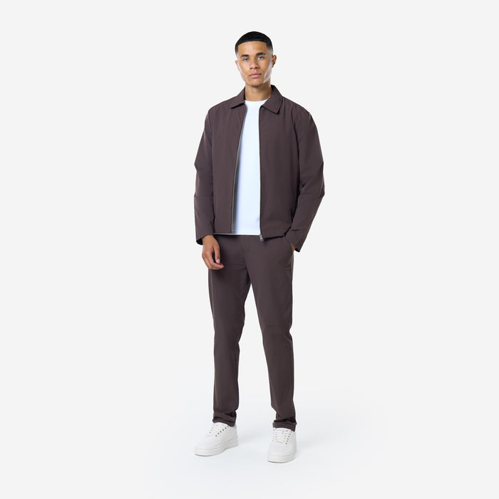 Smart Tech Zip Jacket | Dark Brown