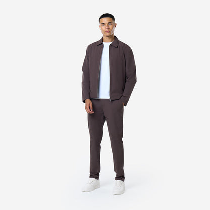 Smart Tech Zip Jacket | Dark Brown