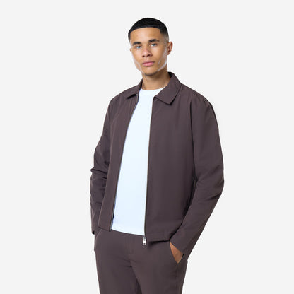 Smart Tech Zip Jacket | Dark Brown