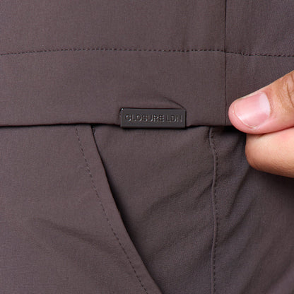 Smart Tech Zip Jacket | Dark Brown