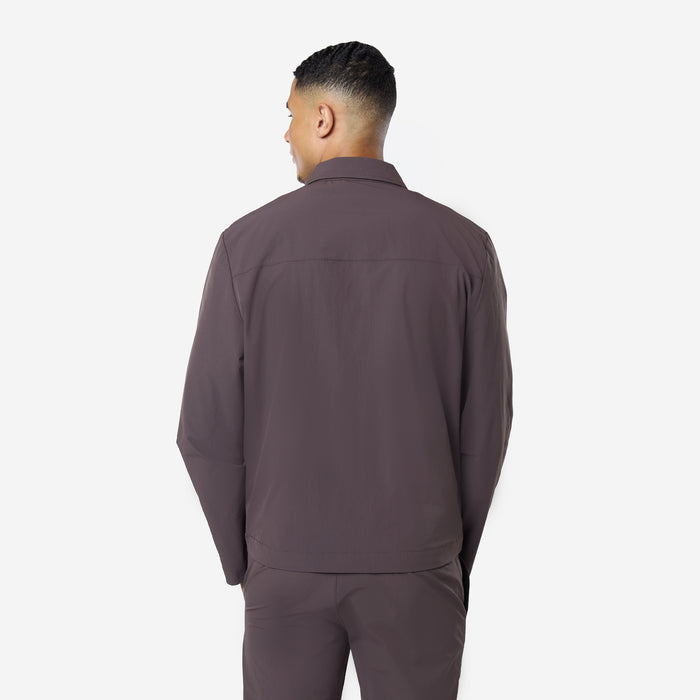 Smart Tech Zip Jacket | Dark Brown