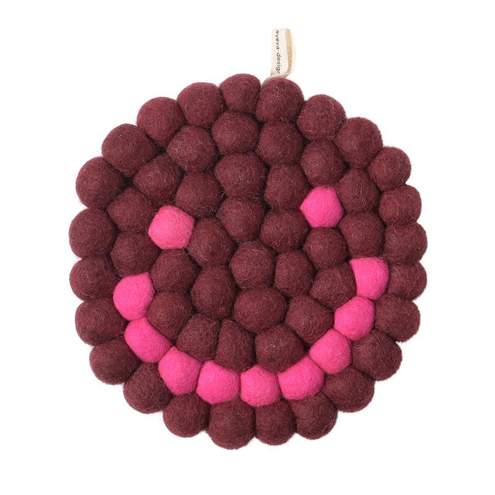 Smiley Felt Trivets | Aveva