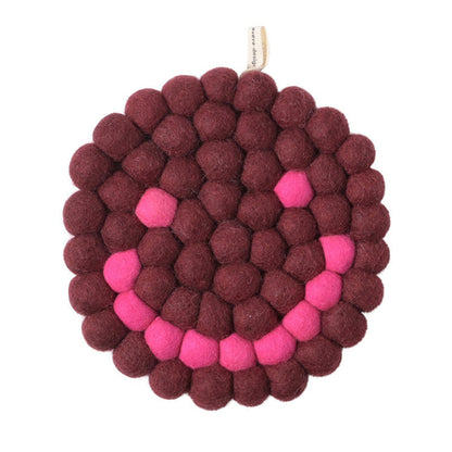Smiley Felt Trivets | Aveva