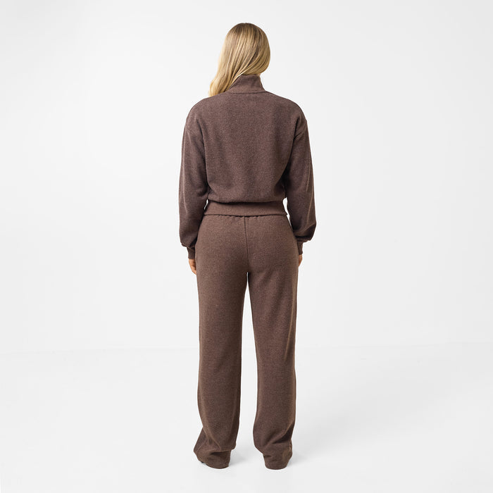 Soft Knit Bomber I Coffee