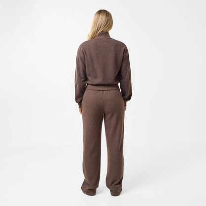 Soft Knit Bomber I Coffee