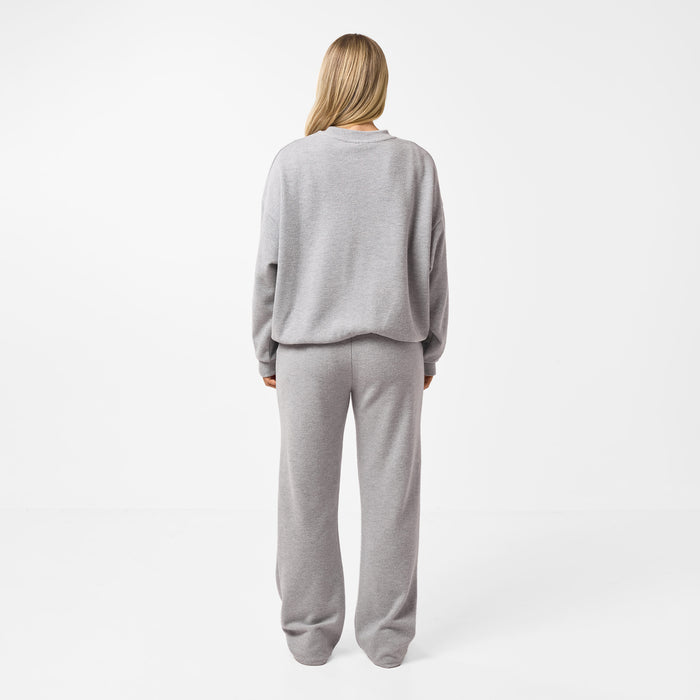 Soft Knit Crewneck I Grey Marl