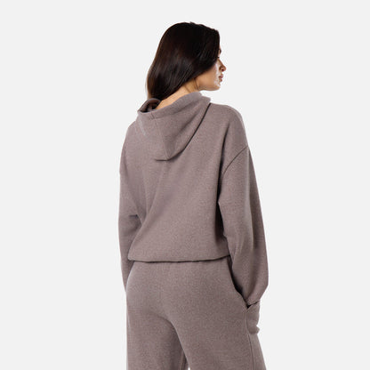 Soft Knit Tracksuit | Brown