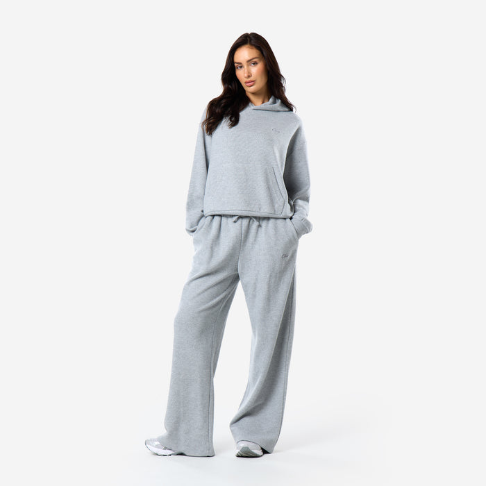 Soft Knit Tracksuit | Grey Marl