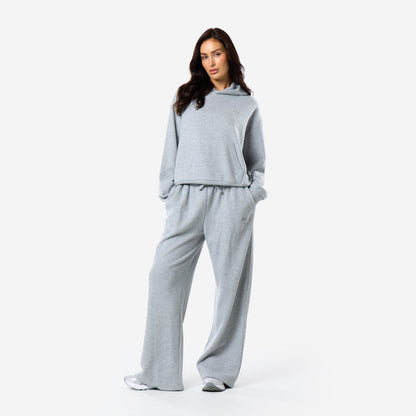 Soft Knit Tracksuit | Grey Marl