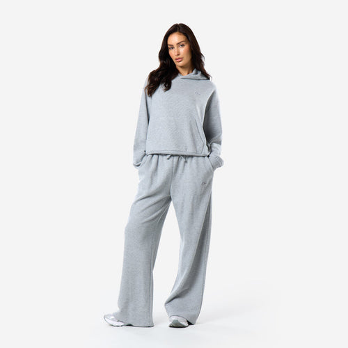 Soft Knit Tracksuit | Grey Marl