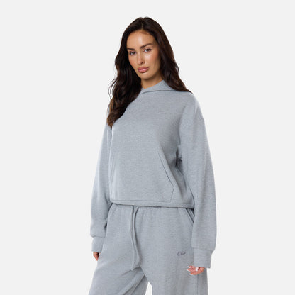 Soft Knit Tracksuit | Grey Marl
