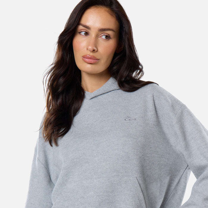 Soft Knit Tracksuit | Grey Marl
