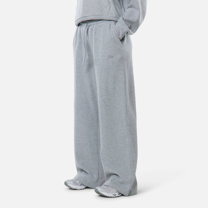 Soft Knit Tracksuit | Grey Marl