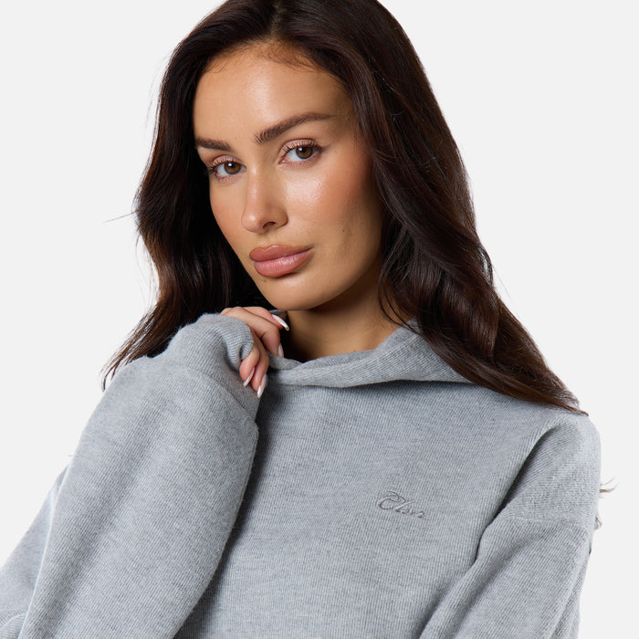 Soft Knit Tracksuit | Grey Marl