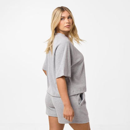 Soft Knit Twinset | Grey Marl