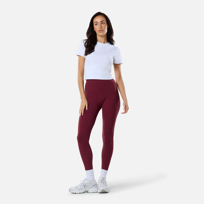 Soft Touch Second Skin Legging | Burgundy