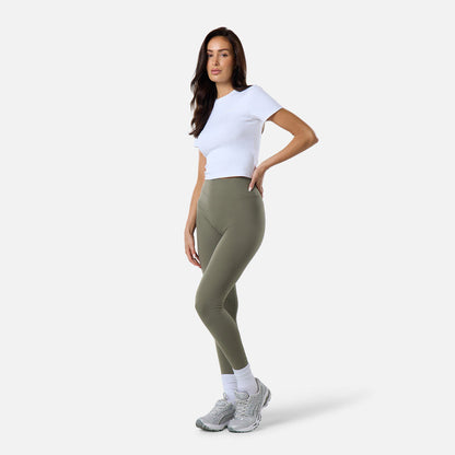 Soft Touch Second Skin Legging | Khaki